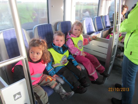 Åka tåg är spännande